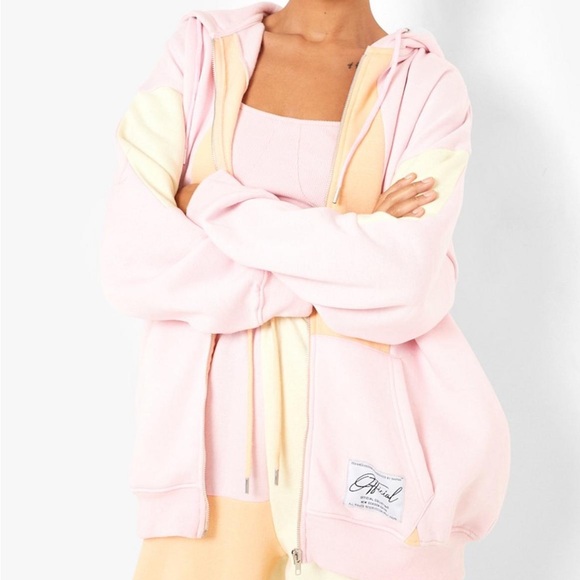 Multicolor pastel hoodie - Picture 2 of 4